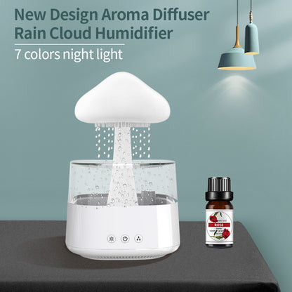 Rain Cloud Mushroom Humidifier – Stylish Aromatherapy & Air Moisturizer